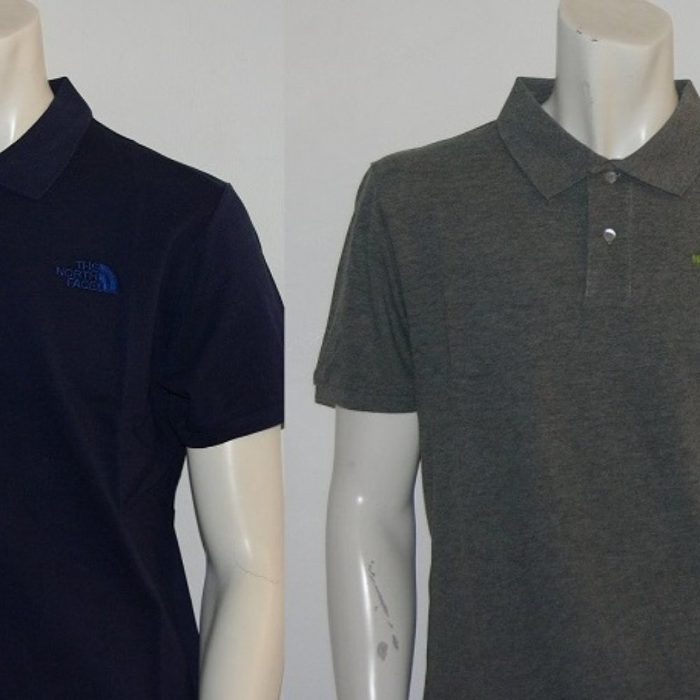 New The North Face Mens Polo T-Shirt 2 piece Small